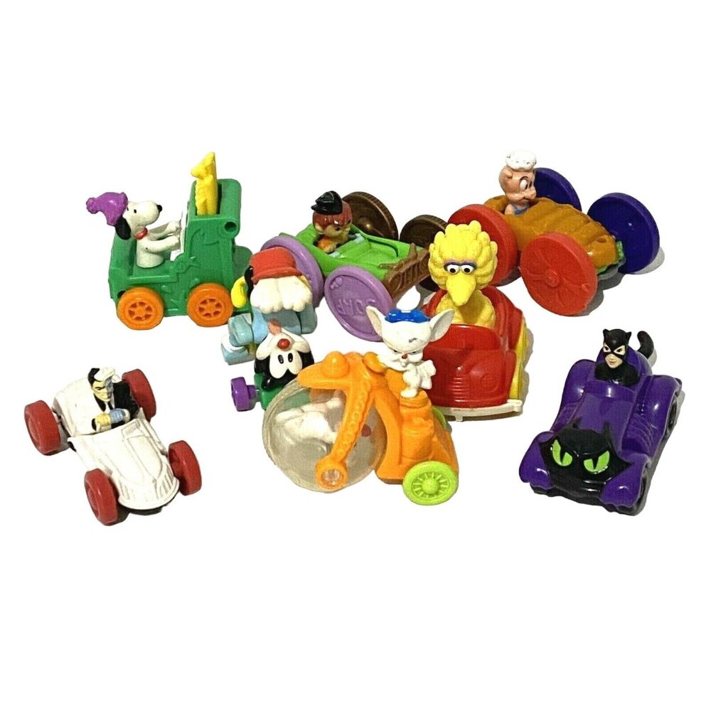 Fast Food‎ and TV Show Characters Small Toy Lot of 8
